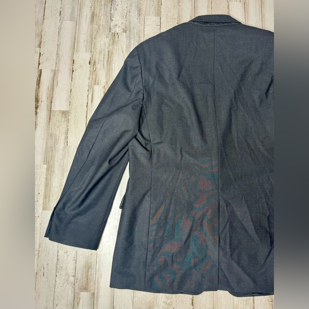 Brooks Brothers Blazer Mens 43R Charcoal Gray Explorer Madison Fit Coat Jacket - Picture 8 of 11